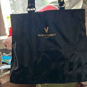 Beautiful vintage Valentino Ghiberty duffle tote (one of three in a set)